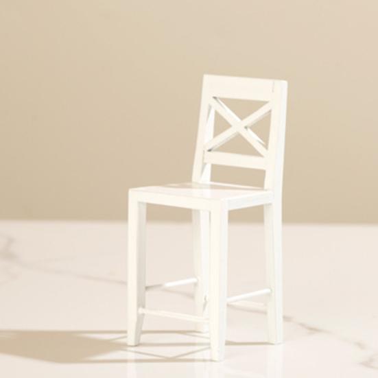 1:12 Mini židlička Domeček pro panenky Dřevěná miniaturní židlička Drobný nábytek Modelová židle Kutilská řemesla Doplňky k domečku pro panenky Domácí dekorace