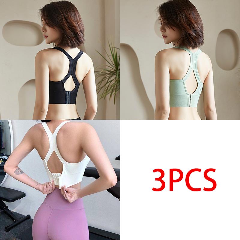 Women Sports Bra Workout Push Up Seamless Sexy Fast Dry Yoga Fitness Removeable Pads Shockproof Running Wire Free X Shape Back