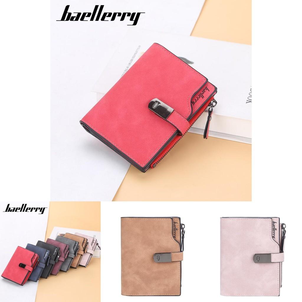Pu Leather Wallet For Women With Zipper And Multiple Card Slots For Daily Use