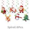 Christmas Party Decor Set With Paper Fans Paper Flowers Lanterns For Festive Event Venue Decoration