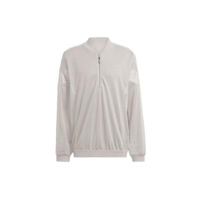Originals Striped Logo Half-Zip Track Jacket Men Outerwear Pearl-Grey HM2340