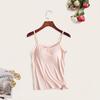 Adjustable Straps Sleeveless Solid Color Modal Bra Vest Women Padded Sling Casual Bra Tank Top