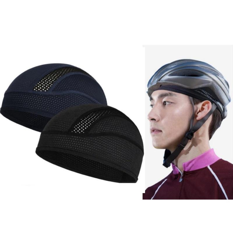 Summer Thin Breathable Mesh Beanie Skull Cap Sweat Absorbent Hat Under Helmet Liner Anti-UV Quick Dry Sports Moto Cycling Hat