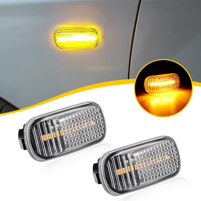 2PCS Car Fender Side Marker Light LED Dynamic Turn Signal Lamp For Honda Accord Civic City CR-V Fit/Jazz HR-V Odyssey Stream