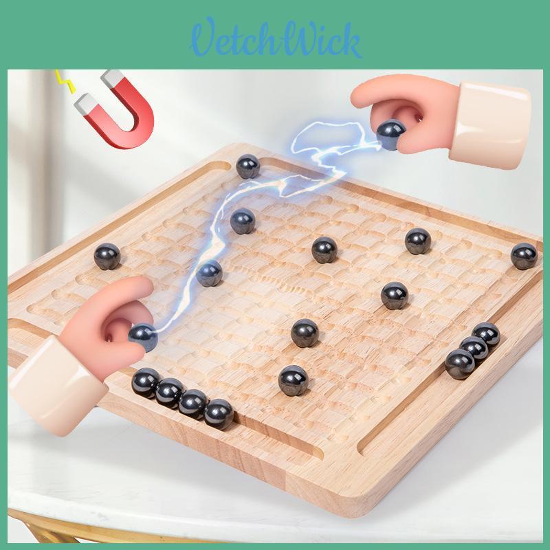 Family Friendly Chess Game With Wooden Construction And Educational Play