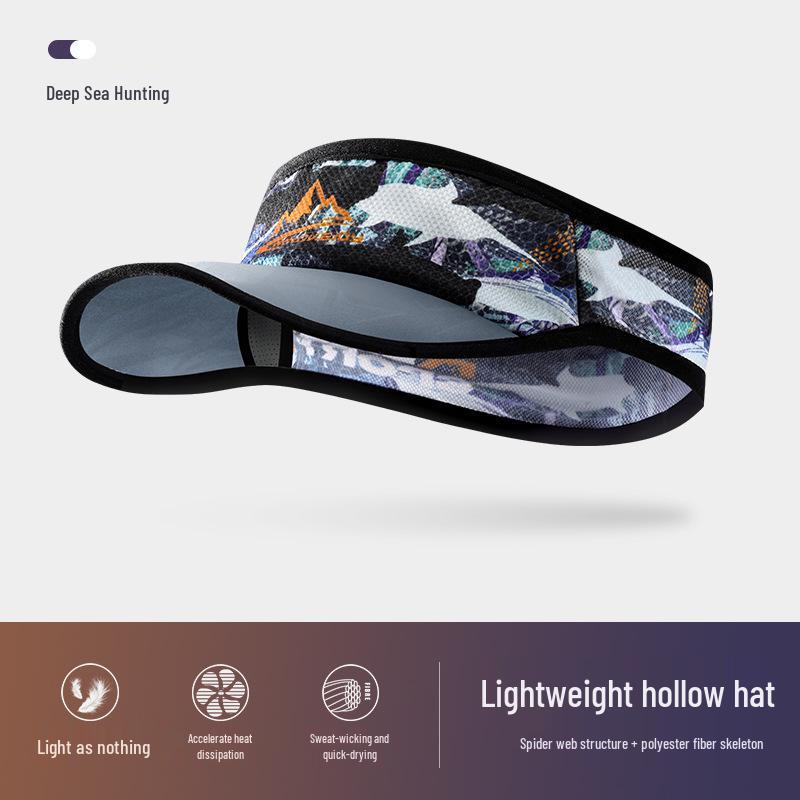 Summer Sports Visor: Lightweight, Breathable, Quick-Dry Sun Protection for Running, Training, Tennis, and Marathons
