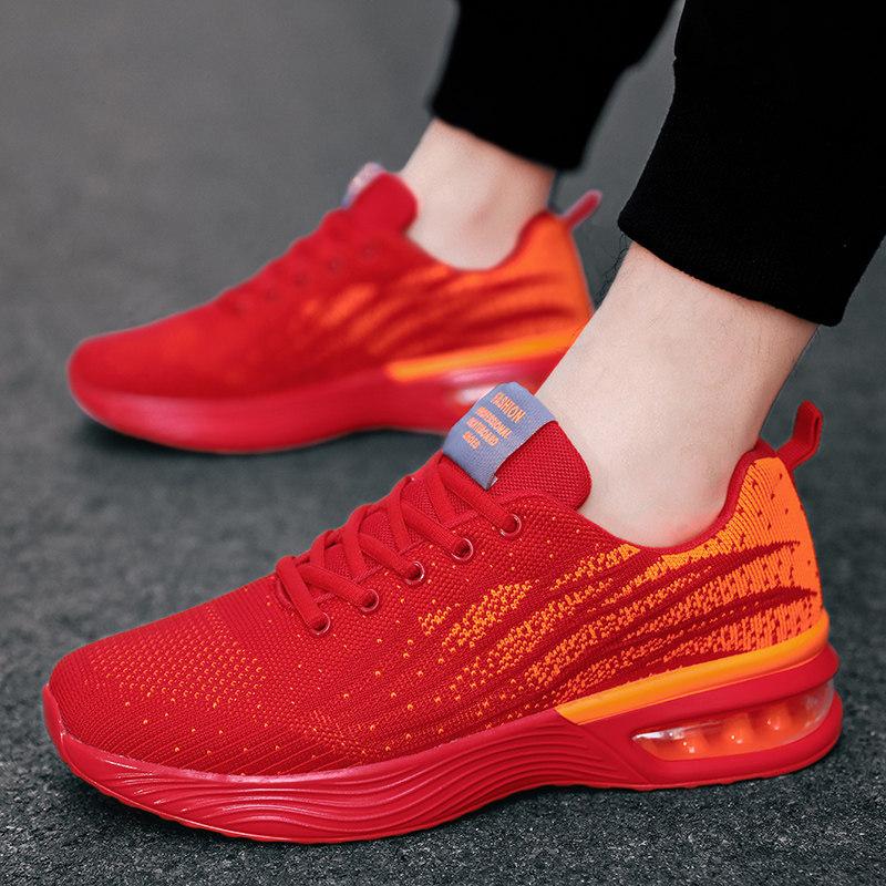 Jesienne buty codzienne studenckie buty z siateczki oddychające buty sportowe do biegania miękka podeszwa dezodorant buty podróżne dla taty lekkie