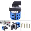 BEM28-25/2 C04 25A 690V Interrupteur rotatif de changement de position 2 positions 48x48x80mm