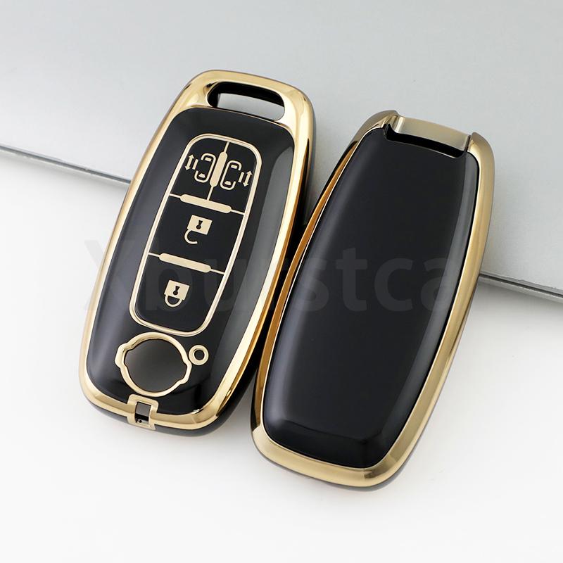 4 Buttons TPU Key Case Holder Cover For Nissan Kicks X Trail T33 Ariya Altima Rogue Juke Qashqai J12 Bluebird Sylphy Accessories