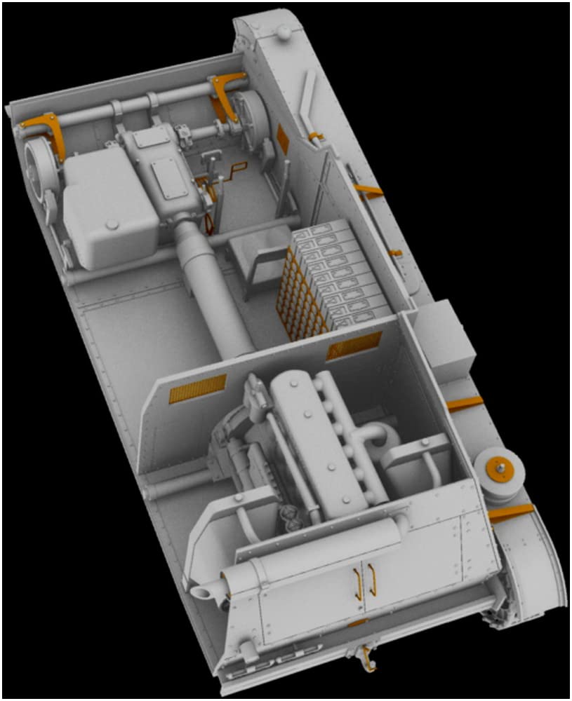 IBG 1/35 Scale Polish Army 7TP Single Turret Tank with 37mm Gun and Full Interior, Plastic Model Kit PB35069