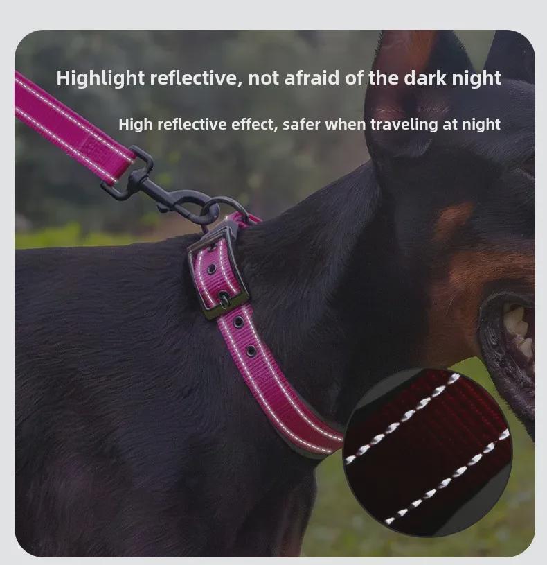 Customizable Neoprene Dog Collar: Comfortable, Non-Squeezing, Reflective Collar for Dogs of All Sizes