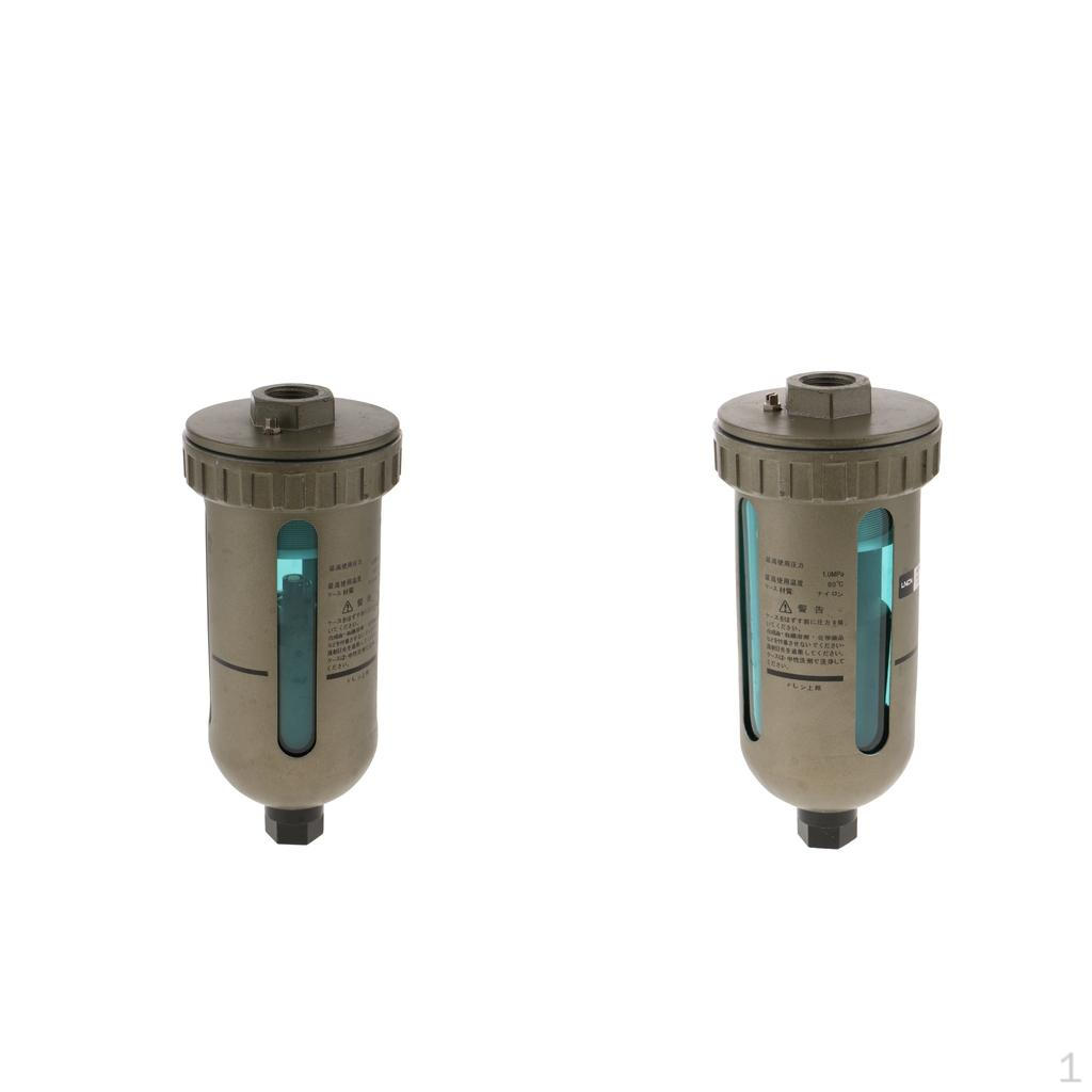 

2Pcs AD402-04 1/2 Compressor Water Moisture Separator