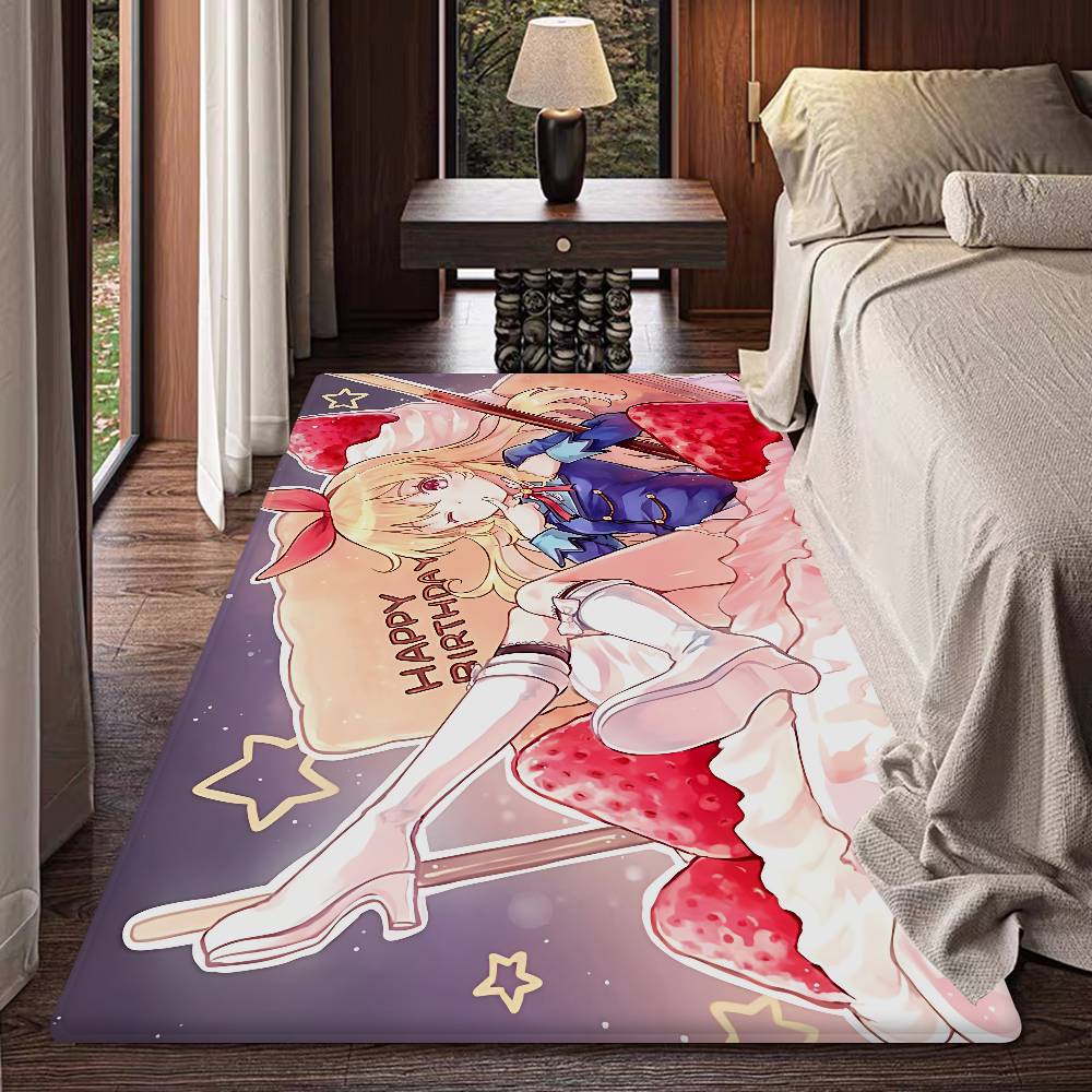Anime Aikatsu Door Mat Washable Non-Slip Living Room Sofa Chairs Area Mat Kitchen Doormat Area Rug