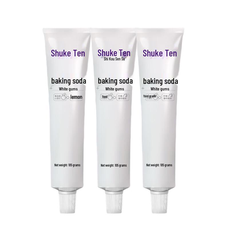Shuke Lemon Baking Soda Whitening Toothpaste 3-Pack