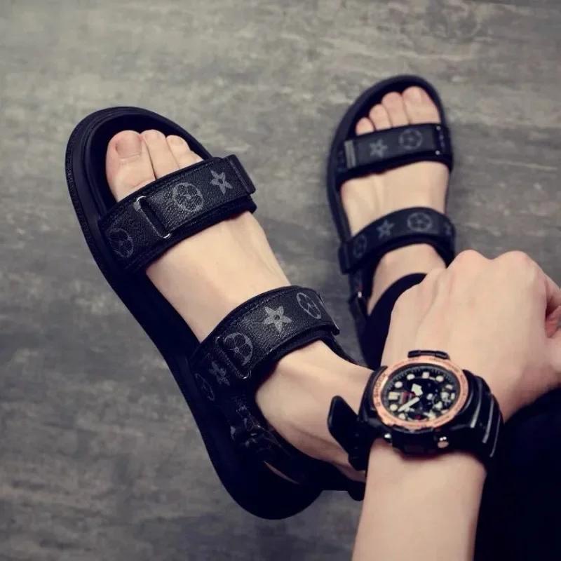 2024 Style, Men's Non-descending Sandals, Luxurious Appearance, Beach Shoes, Discount, Original Trend
