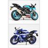1/12 Yamaha YZF-R1M Zliatinový Model Motocykla Diecast Vozidlá Zvuk a Svetlo Off Road Autocykel Kolekcia Detské Hračky Darček