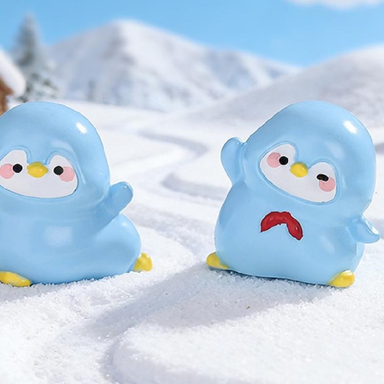 Tiny Penguins Mini Resin Penguins Figurine for Fairys Garden Decorations,Miniatures Dollhouses Accessories,Crafts Ornament