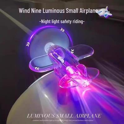 LED Wind-Powered Colorful Airplane Car & Motorcycle Decoration Light
