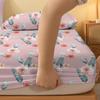 1 Lenzuolo con Angoli Opaco Moderno Semplice con Stampa di Piante, Fiori, Foglie, Copriletto Stampato per Camera da Letto, Biancheria da Letto (Federe escluse)