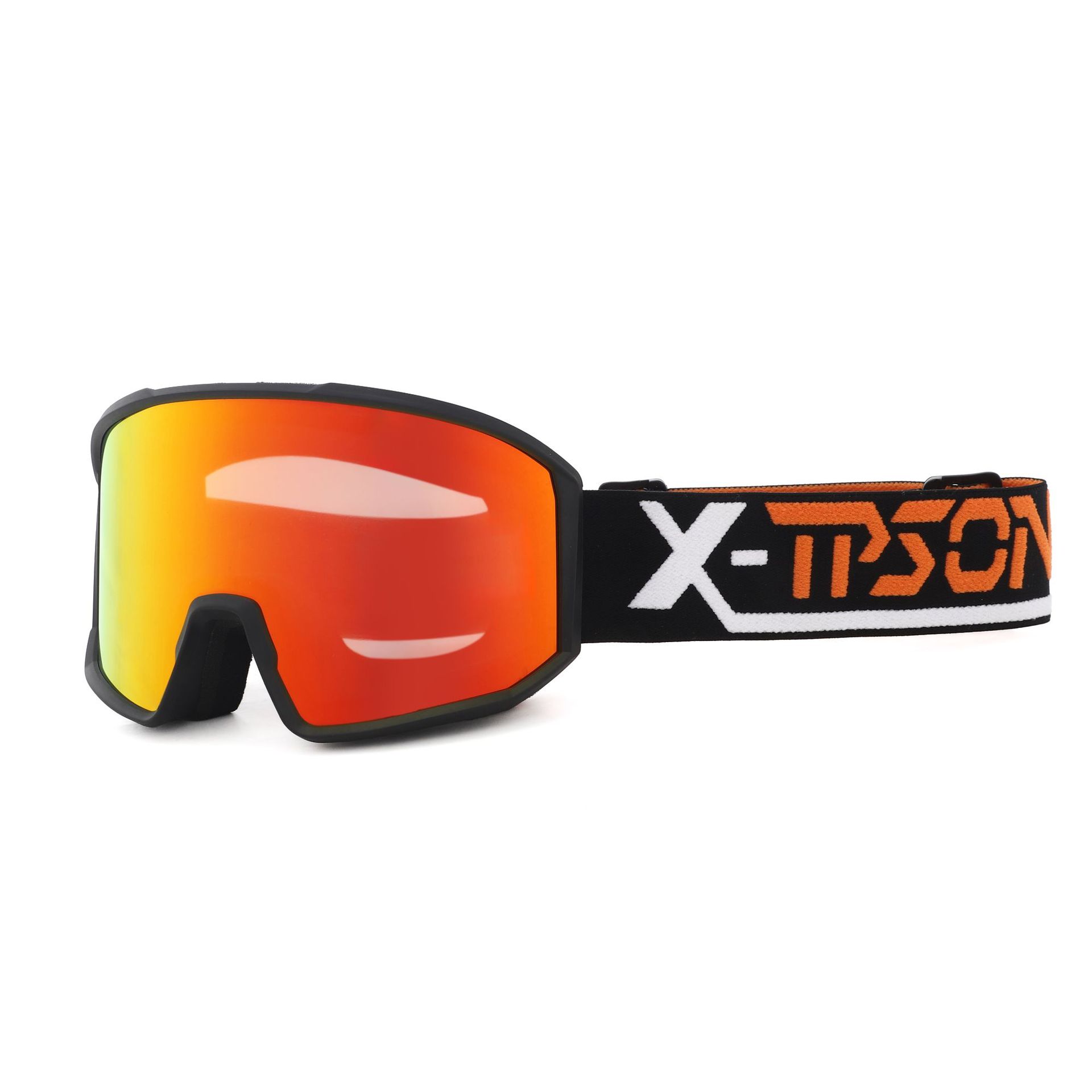 Colorful coated anti-fog goggles, impact-resistant large field of vision