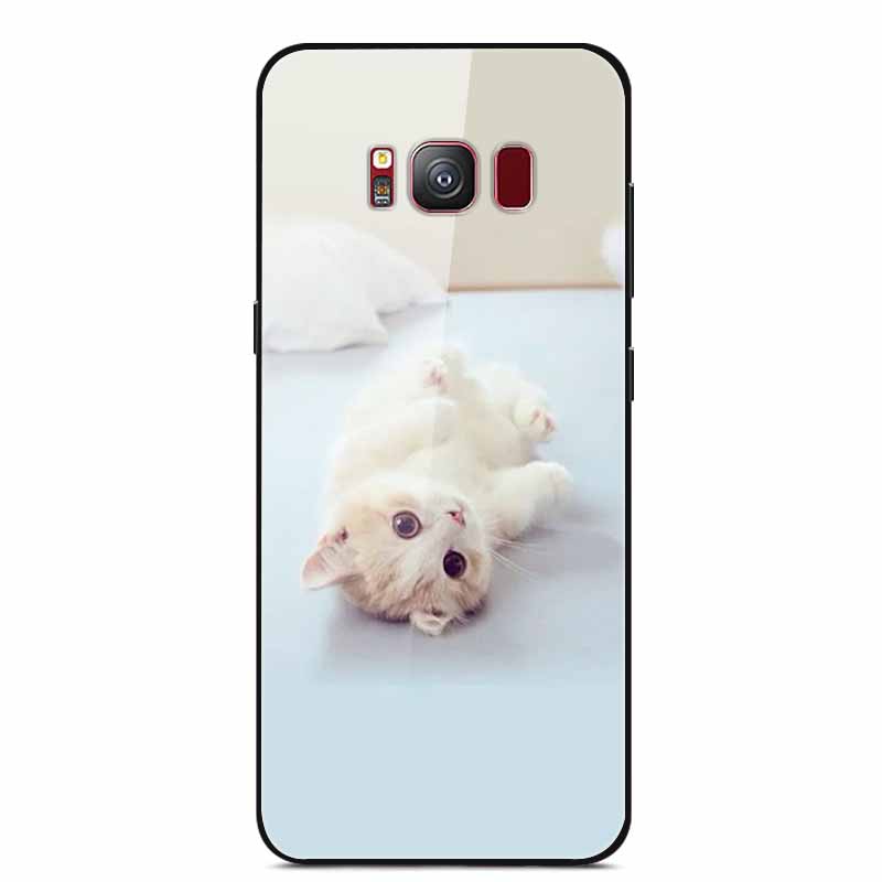 Glass Back Cover For Samsung S8 Plus Phone Case S8Plus Hard Tempered Glass Case For Samsung Galaxy S8 Plus Case S 8 Soft Edge