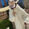Hooded Thickened Imitation New Winter Coat Women Fashion Medium Long Clothes Korean Version