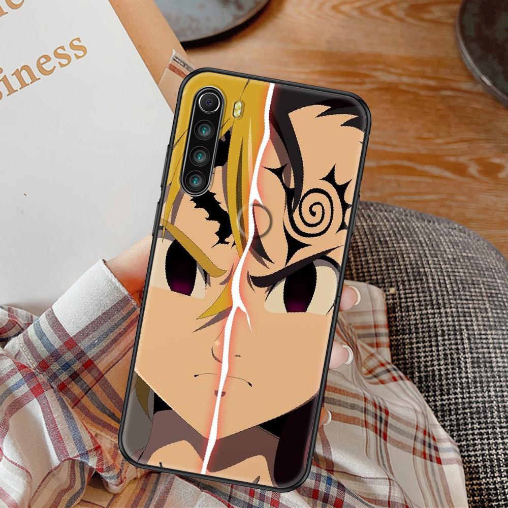 

Чехол для телефона с изображением аниме «Семь смертных грехов» для Xiaomi Redmi Note 7 8 9 10 7A 8T 9A 9T 9S 10S Pro, черный модный чехол art prime 3D Redmi 7A