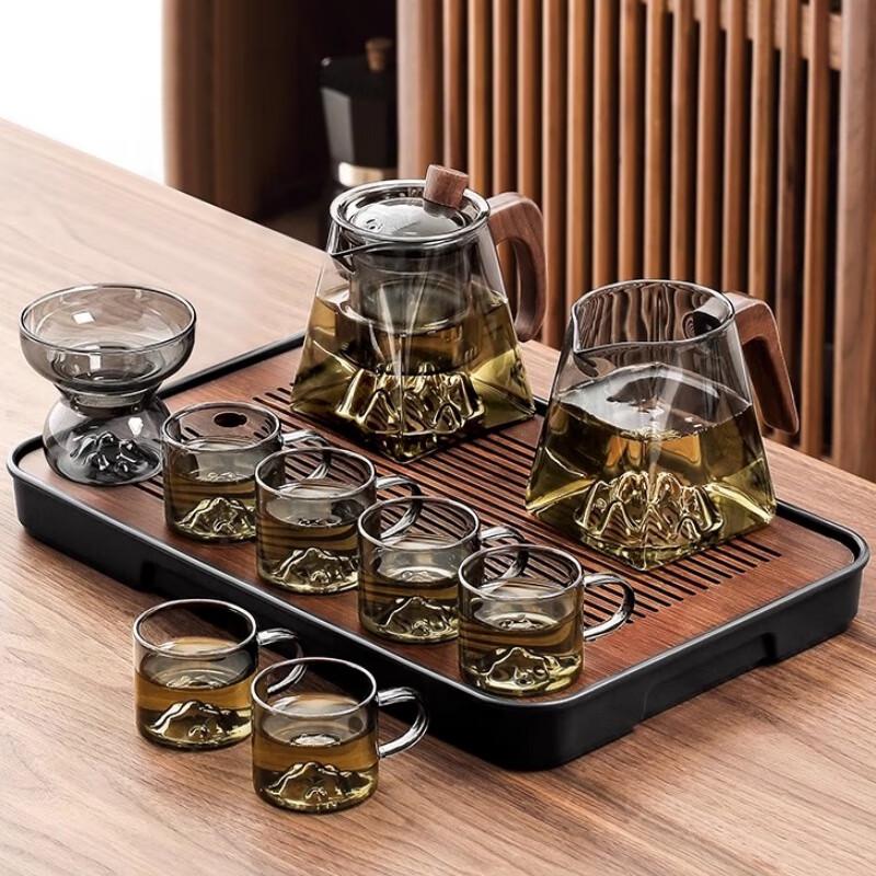 NaJiang Light Luxury Glass Kung Fu Tea Set