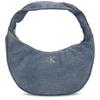 Women's CK Logo Denim Dumpling Shoulder Bag