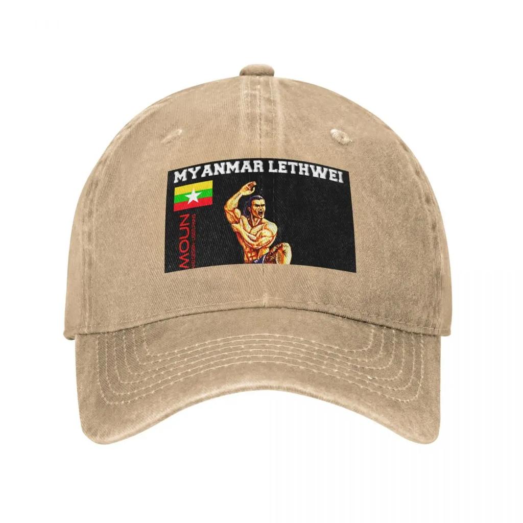 Lethwei Burmese Boxing Martial art Baseball Cap summer hat Hat Unisex Luxury Vintage fun hats Unisexs Baseball Womens