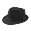 Men's Summer Straw Fedora Sun Hat - Outdoor Sunshade Beach Bowler Hat