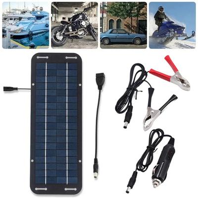 60W Solar Panel Charger Car Motorcycle Kick Scooter Portable Solar Panel Car Charger Battery Efficient Maintenance For Caravan