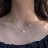New Arrivals Open Run Dunlibel Cubic Romantic Pendant Necklace Silver Women
