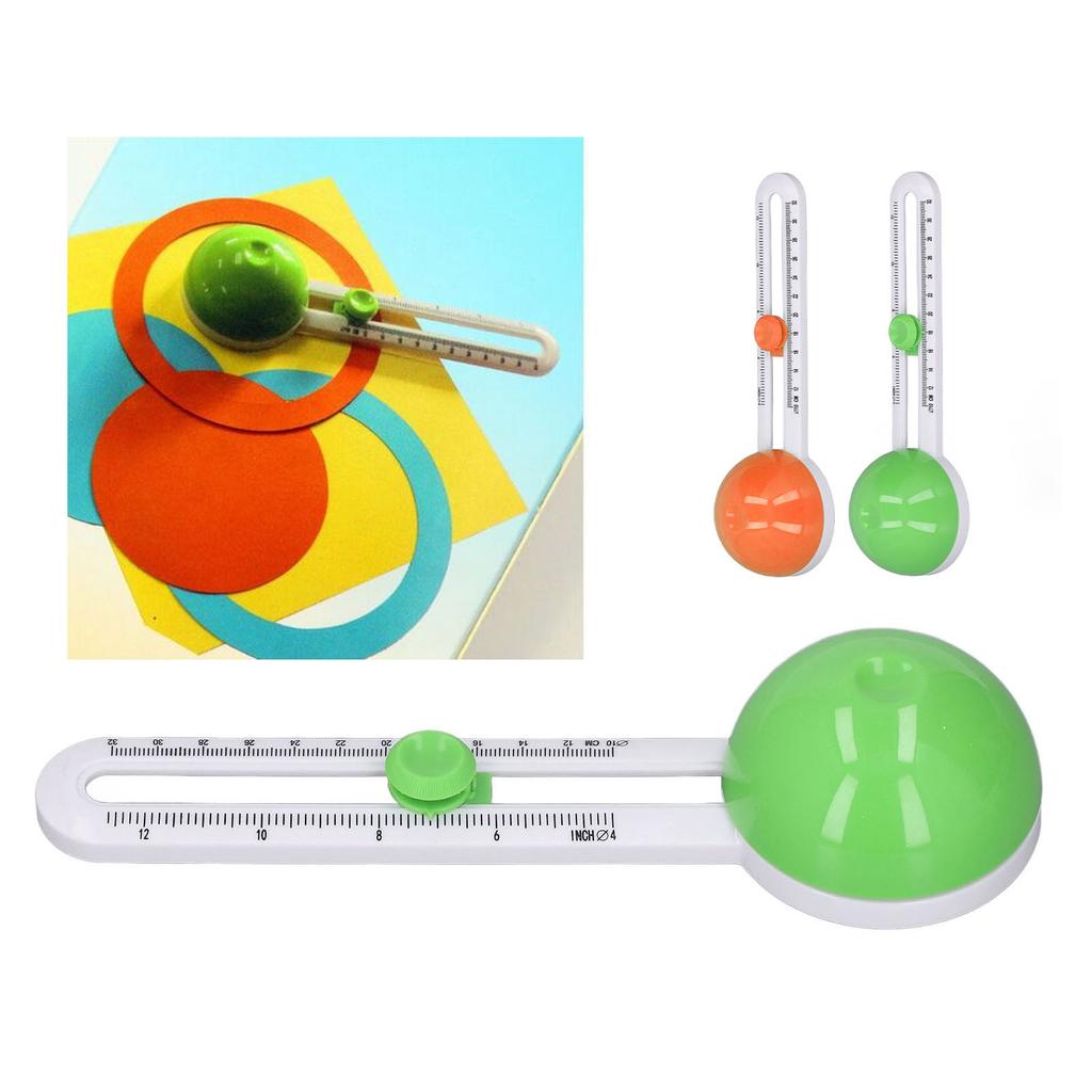 Circle Paper Trimmer DIY Manual Adjustable Lightweight Portable Paper Cutting Tool for Print Paper