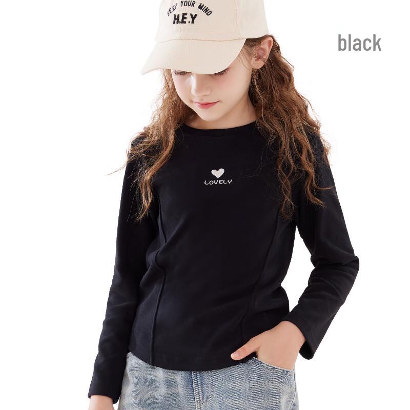 Duo Miaowu Girls' Long Sleeve Cotton T-Shirt