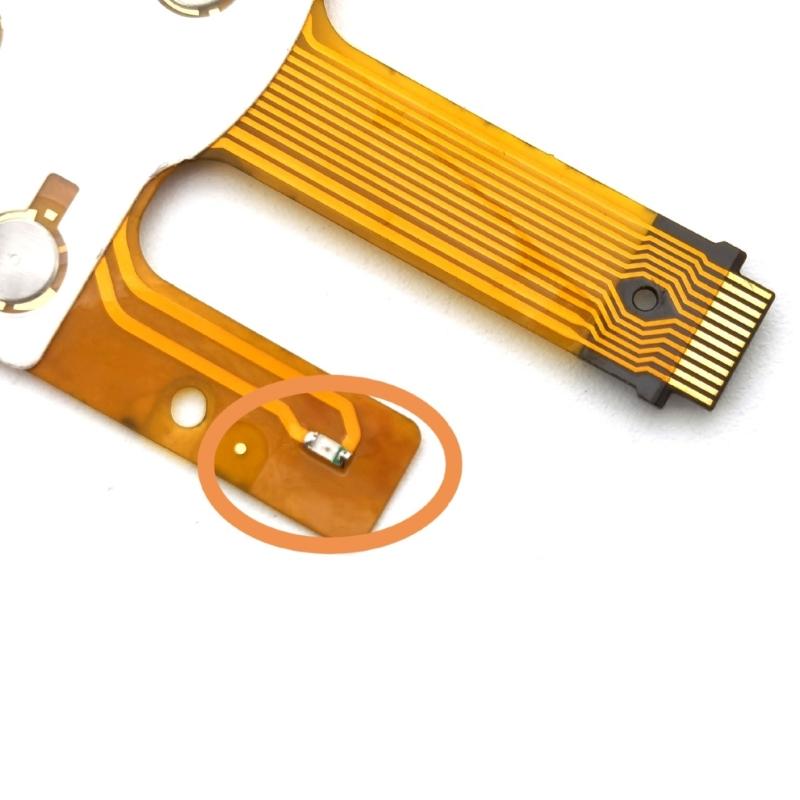 Durable Keyboard Key Button Flexible Cable Board Repair for 600D 550D 500D 450D Scratch-resistant Long lasting