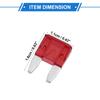 VekAuto 20pcs Style Fuse Car Mini Fuse 10A Red Plastic Metal