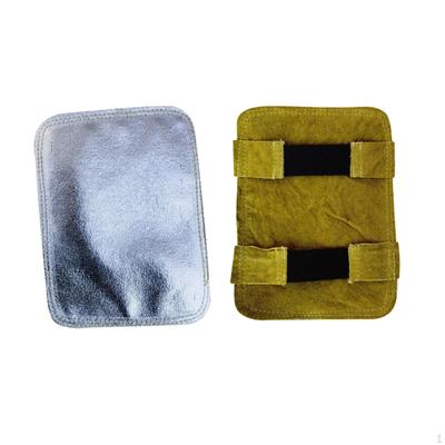 Welding Glove Heat, Aluminized Back Hand Pad, PU Leather Heat Guard ,