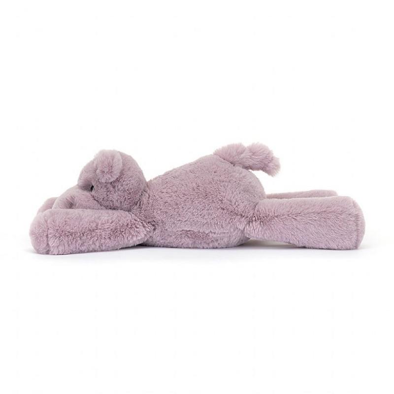 JELLYCAT Jungle Animal Series Smudge Hippo Smudge Hippo Fun Doll Plush Doll Sitting 13cm Height