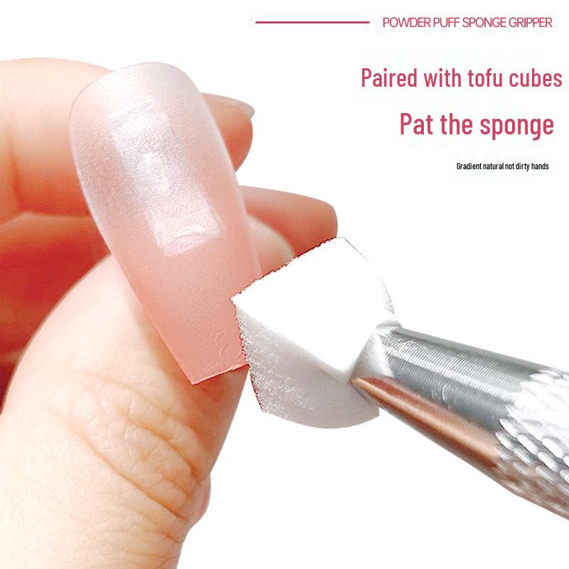 Mini Nail Salon Gradient Sponge & Clip Set