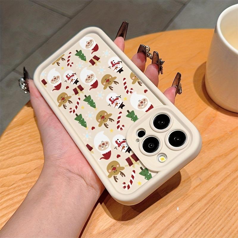 Santa Claus Reindeer And Snowman Phone Case For Xiaomi Redmi Note 14 Pro Plus 5G 13 12S 12 11 10 14C 13C 12C Soft Silicone Cover