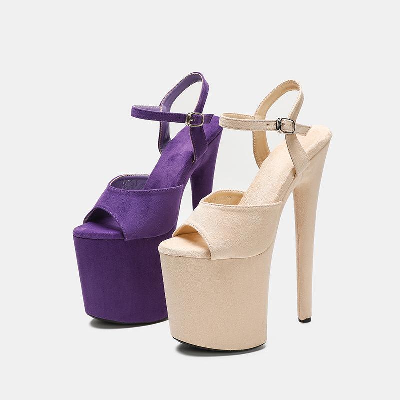 Νυχτερινό κέντρο pole dance μοντέλο αυτοκινήτου πασαρέλα αδιάβροχο μέγεθος τραπεζιού ψηλοτάκουνα λεπτά τακούνια μισώ ψηλοτάκουνα σανδάλια γυναίκες