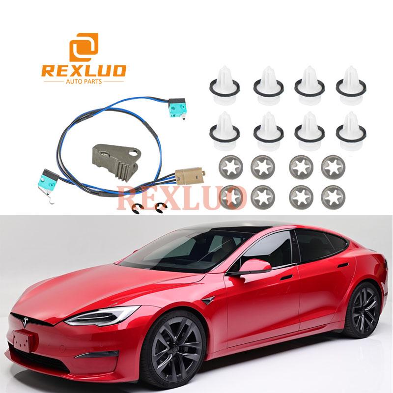1016009-00-c For Tesla Model S Door Handle Upgrade Repair Kit Microswitch Harness Handle Paddle 1042845-00-B w/Door Panel Clips