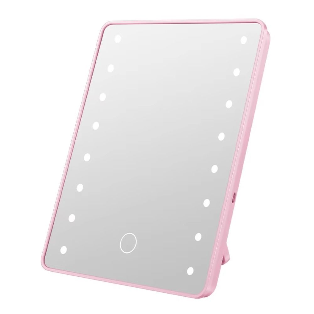 Charging Desktop Cosmetic Mirror Dimmable Table Makeup Mirror Portable Vanity Mirror  Makeup