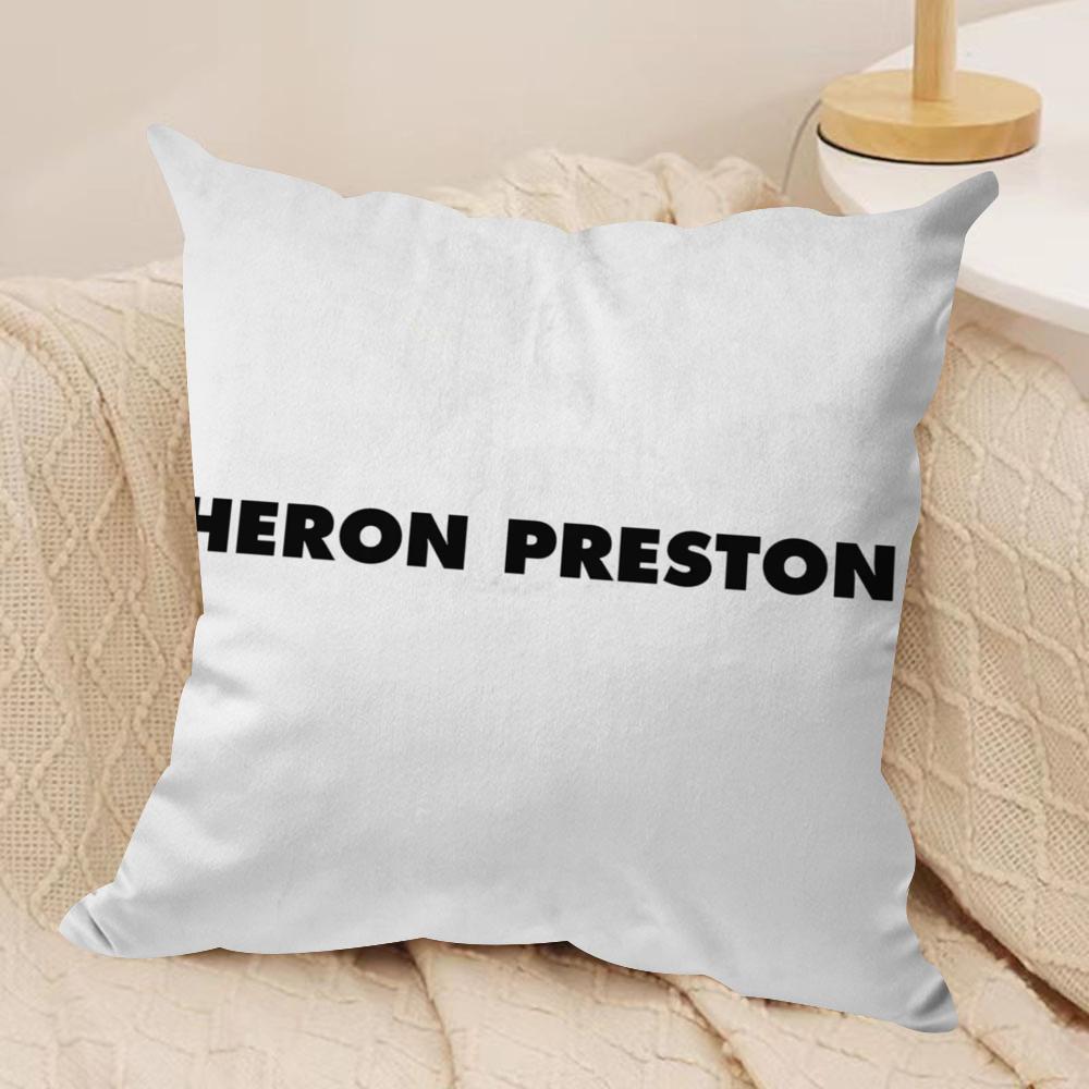 Brand HHeron Preston Cushion Cover Soft Plush Fabric DoubleSided Printed Sofa Cushion Cover for All Seasons Home Decor Gift 30x30cm 12x12in