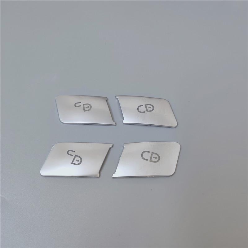 Car Styling for Mercedes Benz C E Class W204 W212 Door lock Unlock Buttons Sequins Decoration Cover Stickers