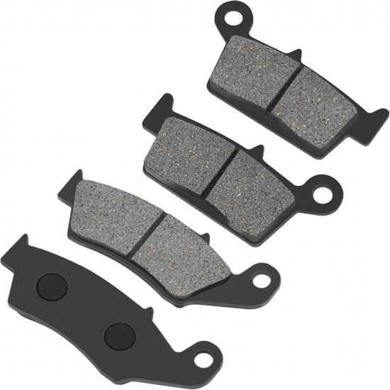 AHL Front & Rear Brake Pads Set for Honda XR400R XR 400R XR400 R 1996-2004; CR125 CR250 XR250 CR500 XR600 XR650 XLR250 R; CRF230 XR250 XR650 L; Semi-metallic