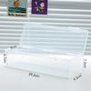 Clear Plastic Compartmentalized Organizer Box Holds 550+ Game Cards Storage Box With Adjustable Divider For Ptcg/Mtg Cards