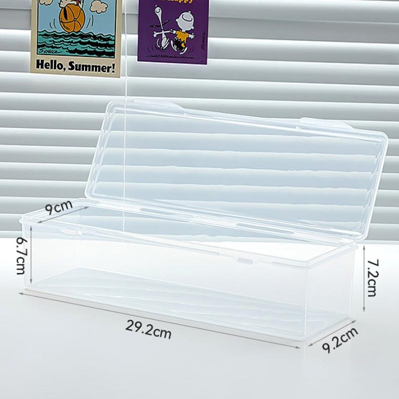 Clear Plastic Compartmentalized Organizer Box Holds 550+ Game Cards Storage Box With Adjustable Divider For Ptcg/Mtg Cards