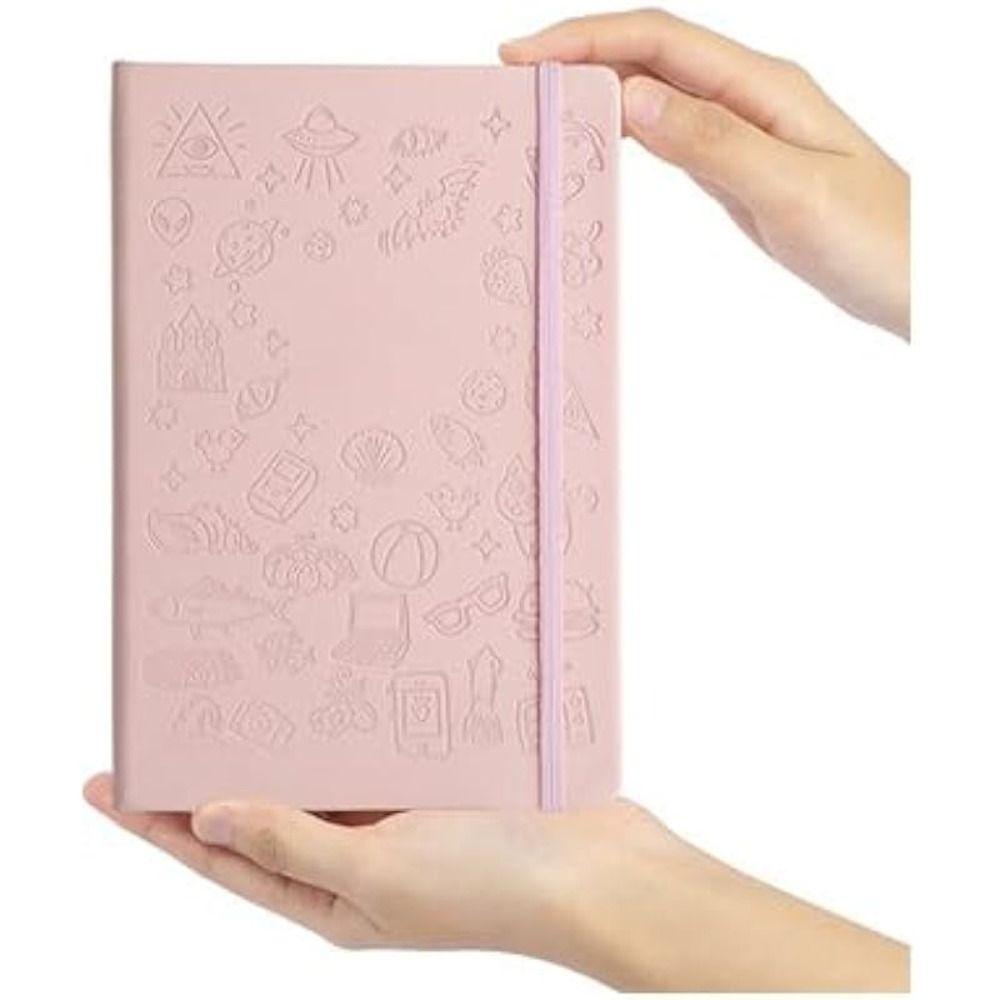 Embossed Cover 2027 English Planner Notebook Pen Holder Monthly Planner New Diary Notebook